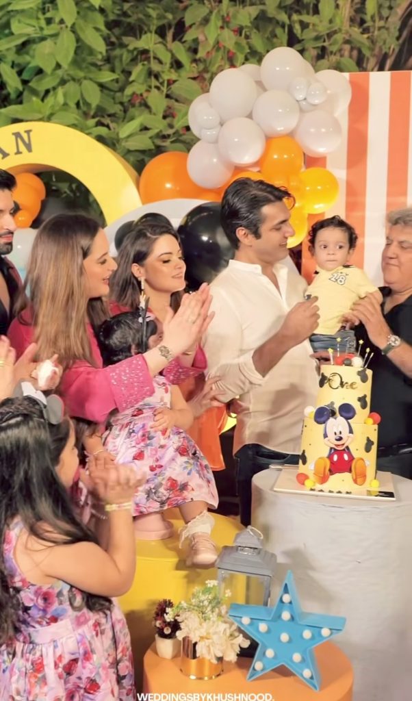 Minal Khan Son Hasan's Grand Birthday Bash