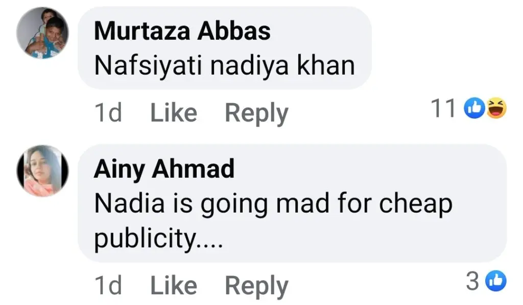 Reviews of Nadia Khan's plays were widely criticized.