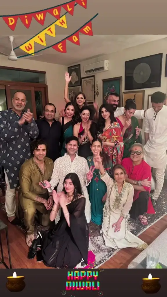 Sonya Hussyn Shares Pictures From Deepak Perwani's Diwali Party