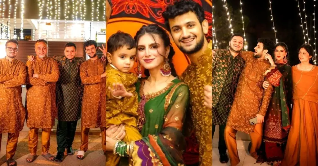 Maaz Safder Brother Hussain Safder's Mehndi Pictures