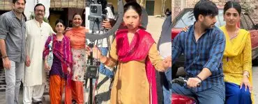 Sehar Khan Shares BTS Pictures from Tan Man Neel o Neel Sets