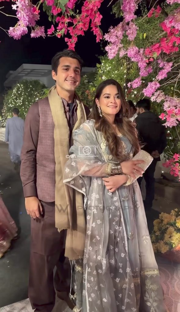 Aiman Khan and Minal Khan Spotted At a Family Wedding