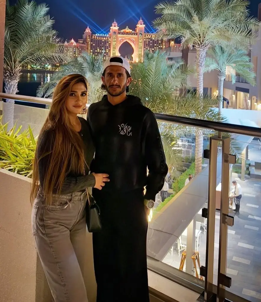 Cute new family clicks of Hasan Ali from Dubai