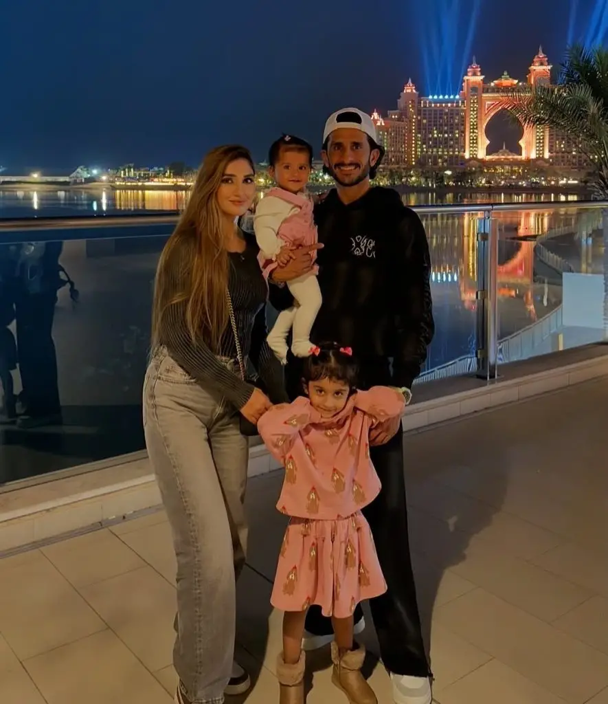 Cute new family clicks of Hasan Ali from Dubai