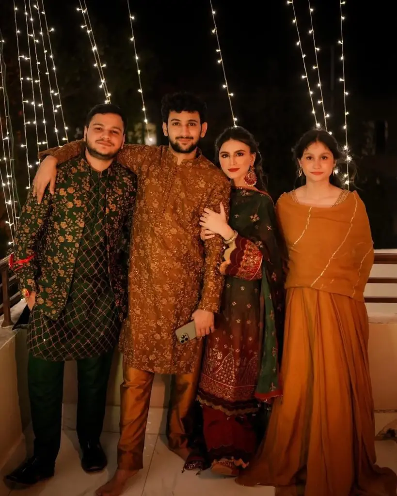 Maaz Safder Brother Hussain Safder's Mehndi Pictures