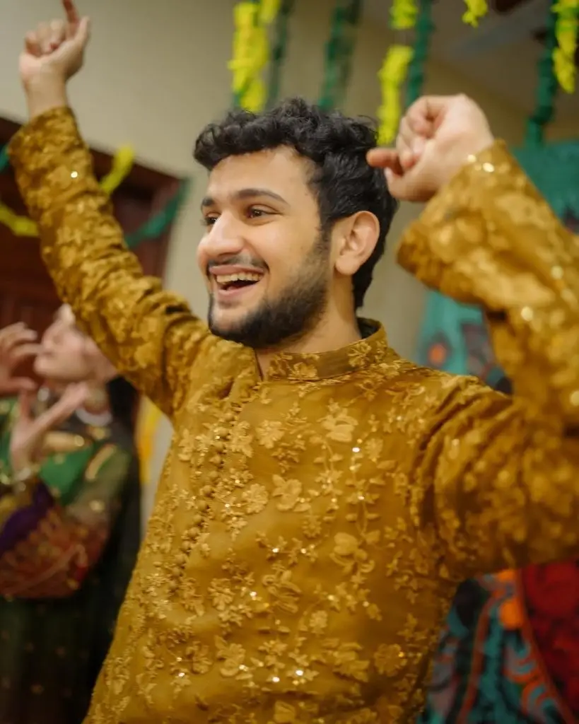 Maaz Safder Brother Hussain Safder's Mehndi Pictures