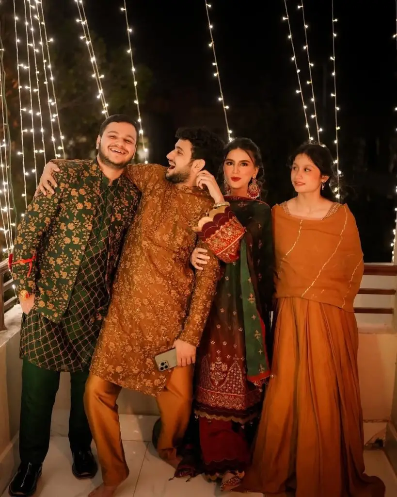 Maaz Safder Brother Hussain Safder's Mehndi Pictures