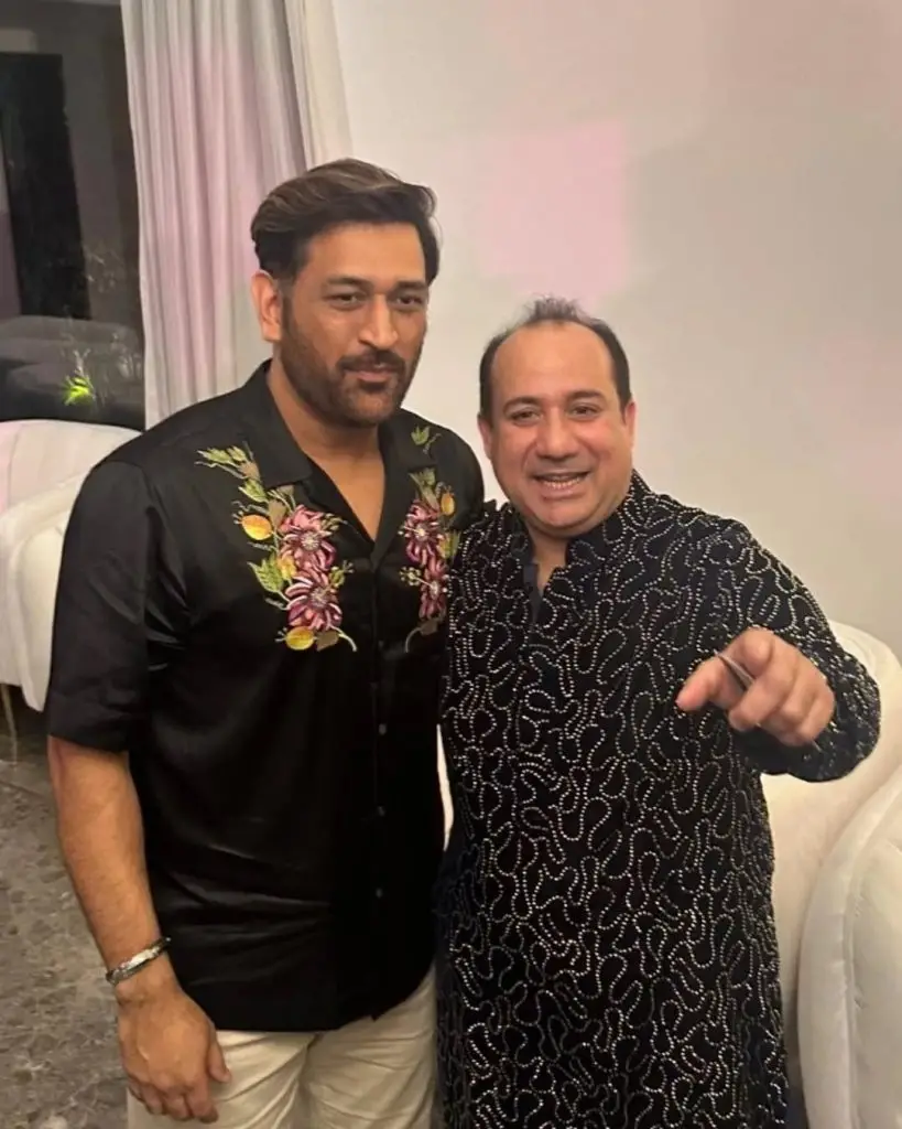 Rahat Fateh Ali Khan praised MS Dhoni.