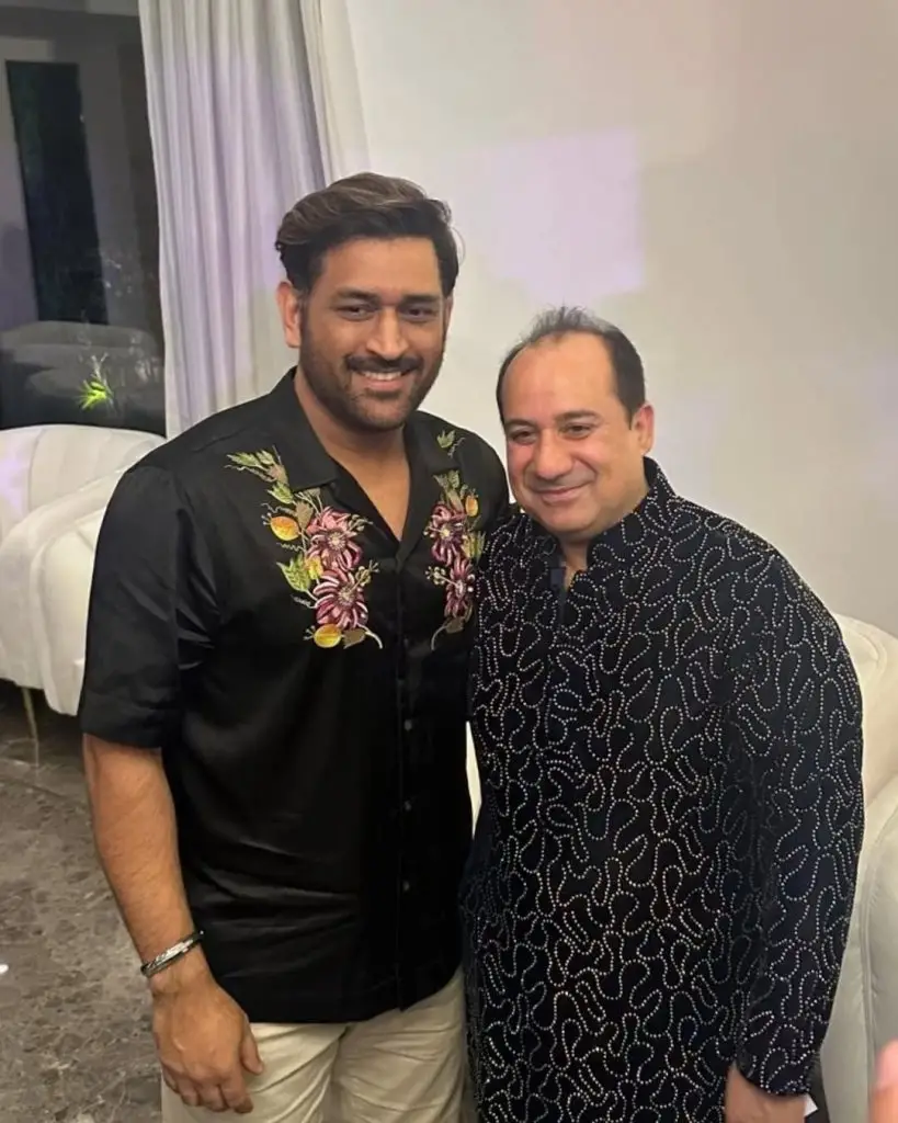 Rahat Fateh Ali Khan praised MS Dhoni.