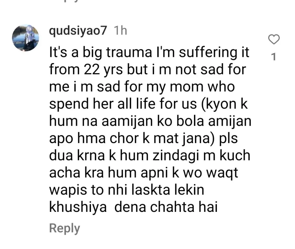 Imran Ashraf's emotional message regarding parents