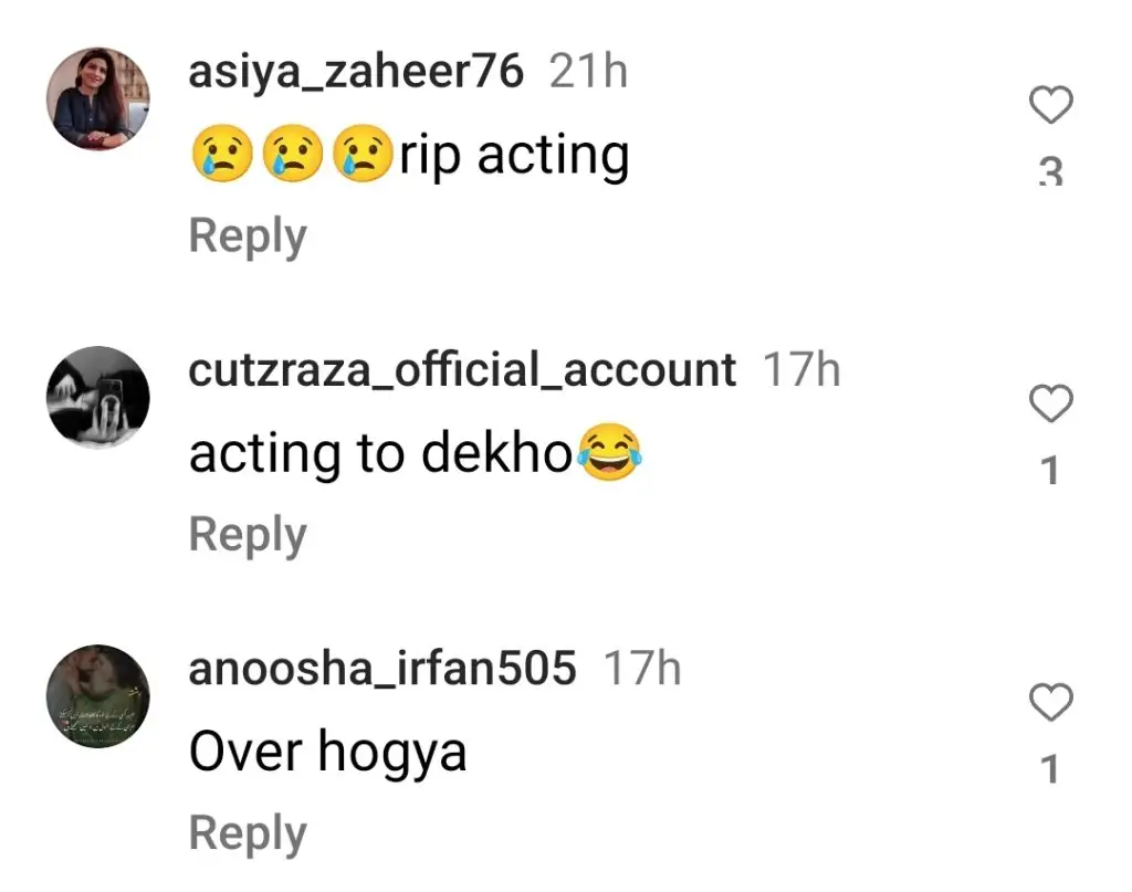 Fans believe that Ishna Shah's acting ruined Ghair.