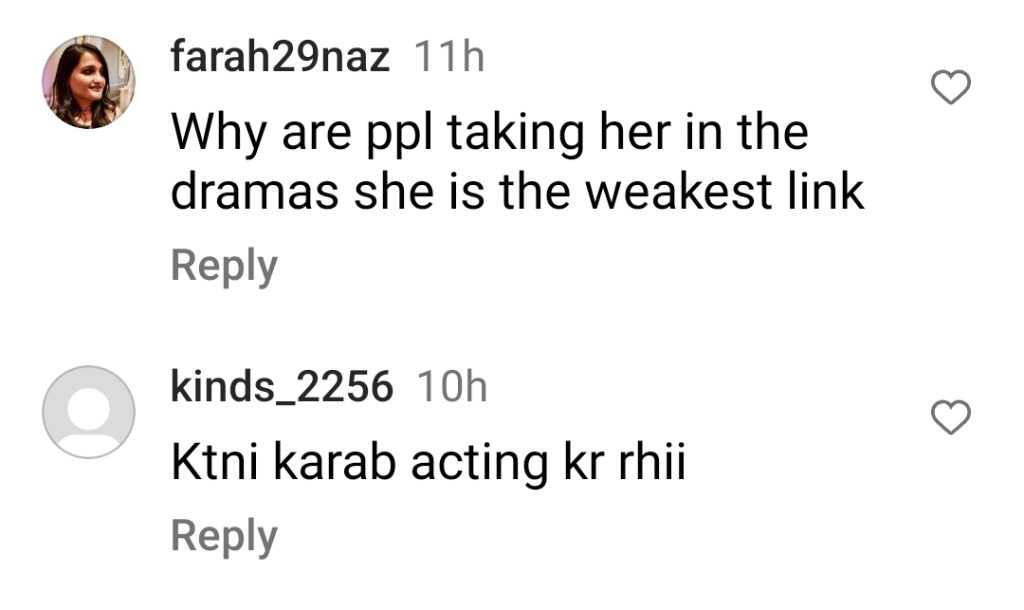 Fans believe that Ishna Shah's acting ruined Ghair.