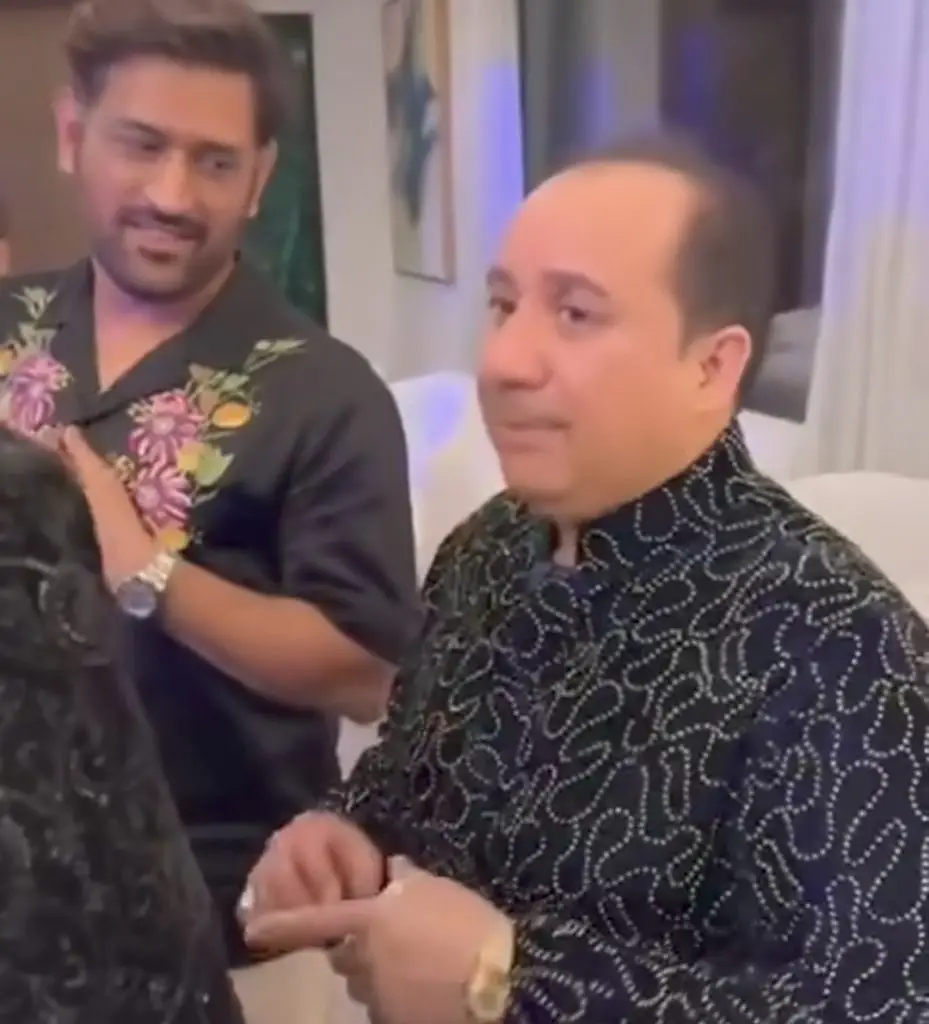 Rahat Fateh Ali Khan and MS Dhoni's heart-rending encounter