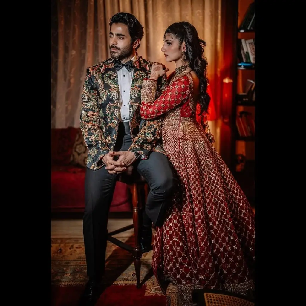 Sheheryar Munawar And Maheen Siddiqui Reception Pictures