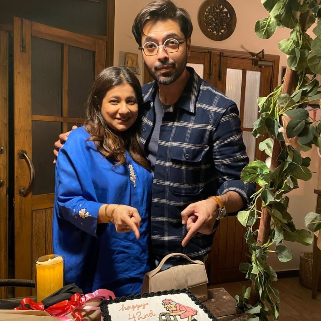 Fahad Mustafa Celebrates Wife Sana's Birthday