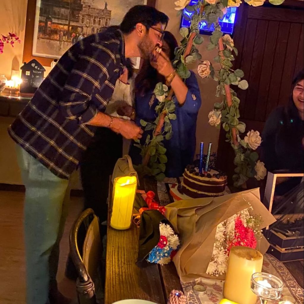 Fahad Mustafa Celebrates Wife Sana's Birthday