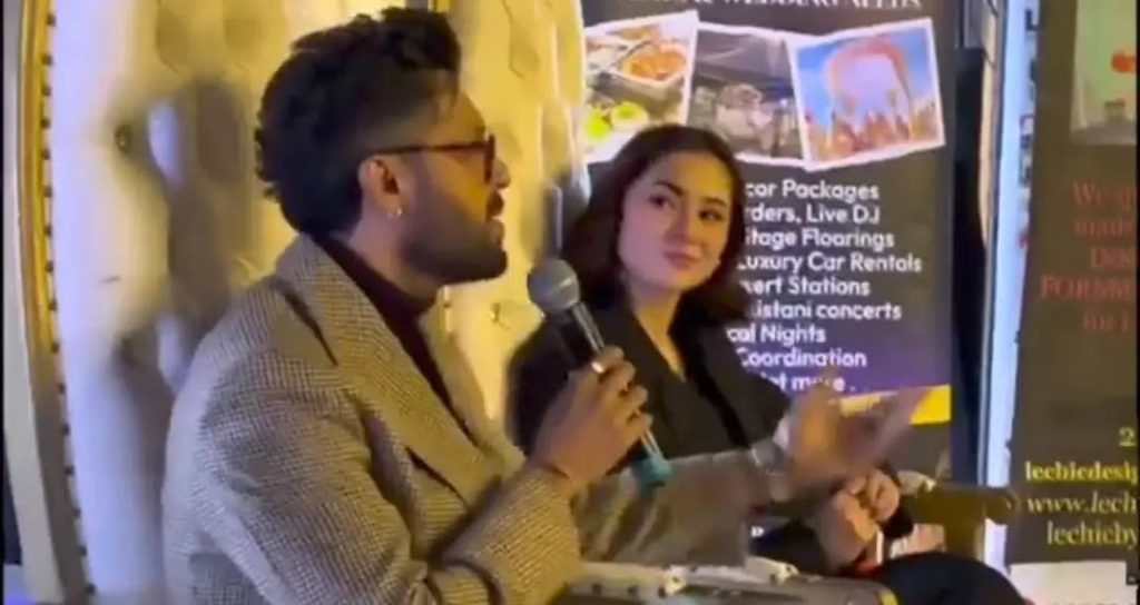 The event organizers expressed their views on Hania Amir's case