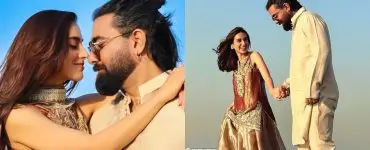 Iqra Aziz & Yasir Hussain Celebrate Wedding Anniversary In Style