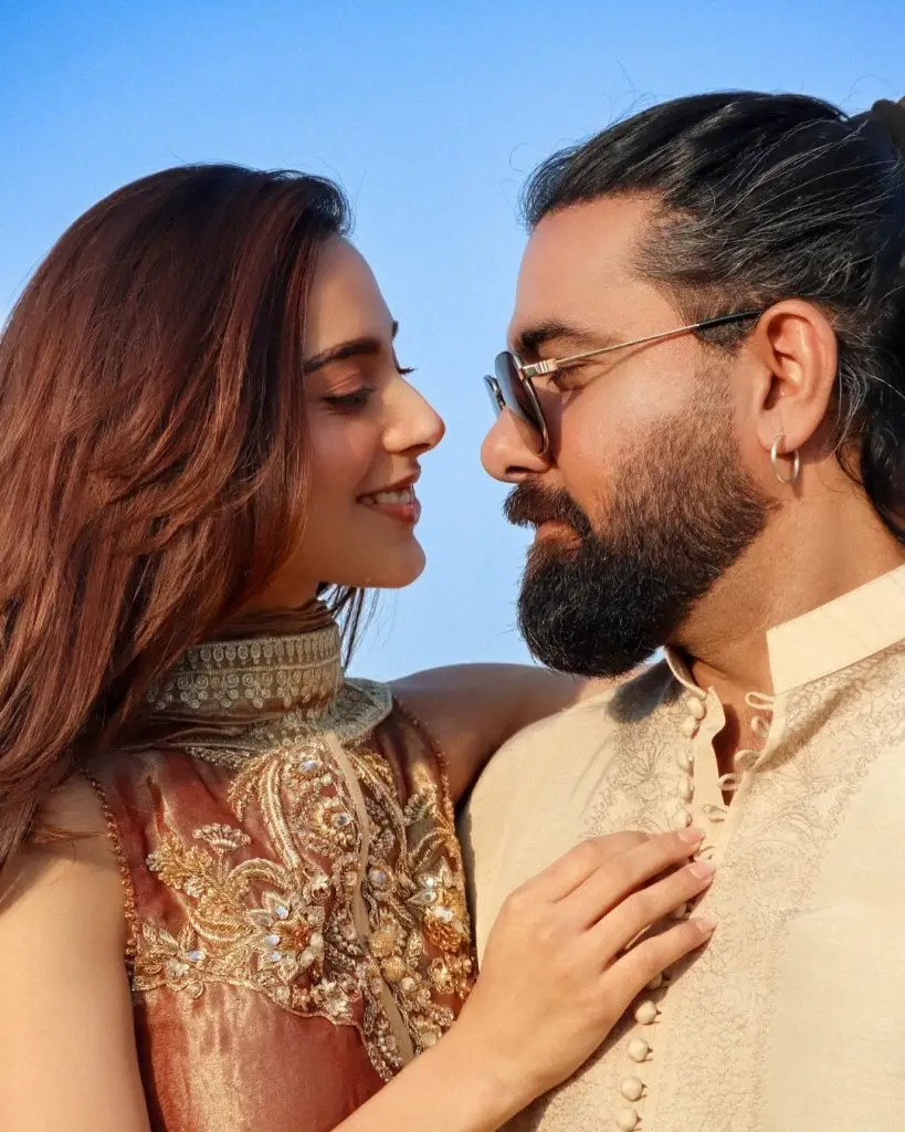 Iqra Aziz & Yasir Hussain Celebrate Wedding Anniversary In Style