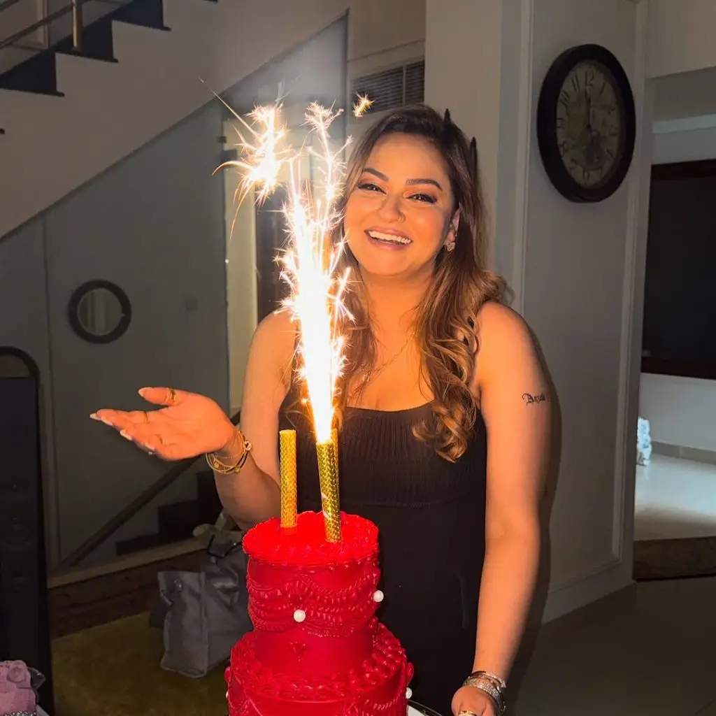 Jawaria Abbasi celebrated her birthday with her husband