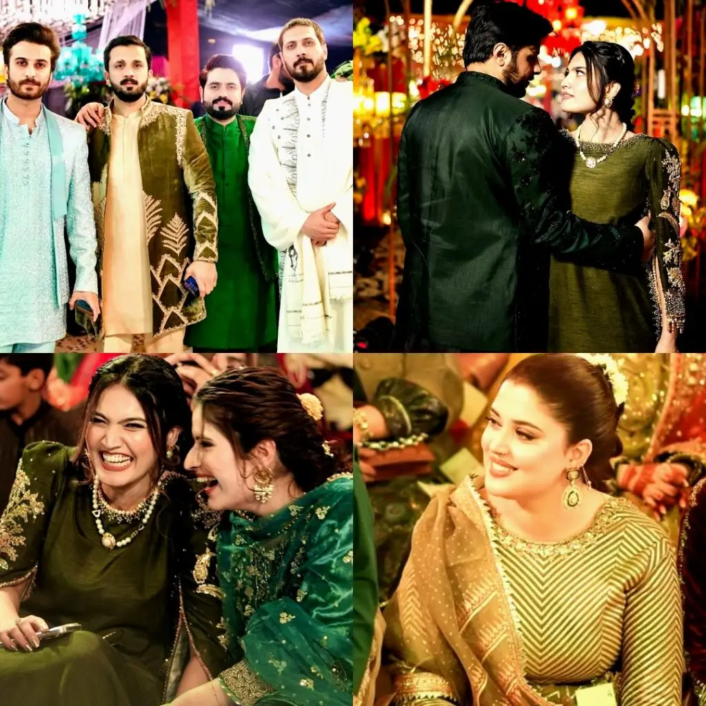 Social Media Celebrities' Pictures from Rajab Butt Mehndi