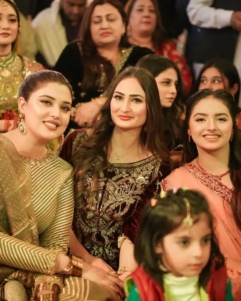 Social Media Celebrities' Pictures from Rajab Butt Mehndi