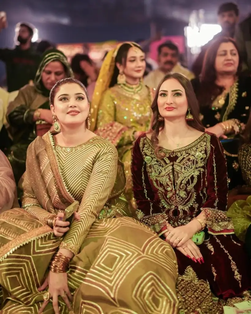 Social Media Celebrities' Pictures from Rajab Butt Mehndi