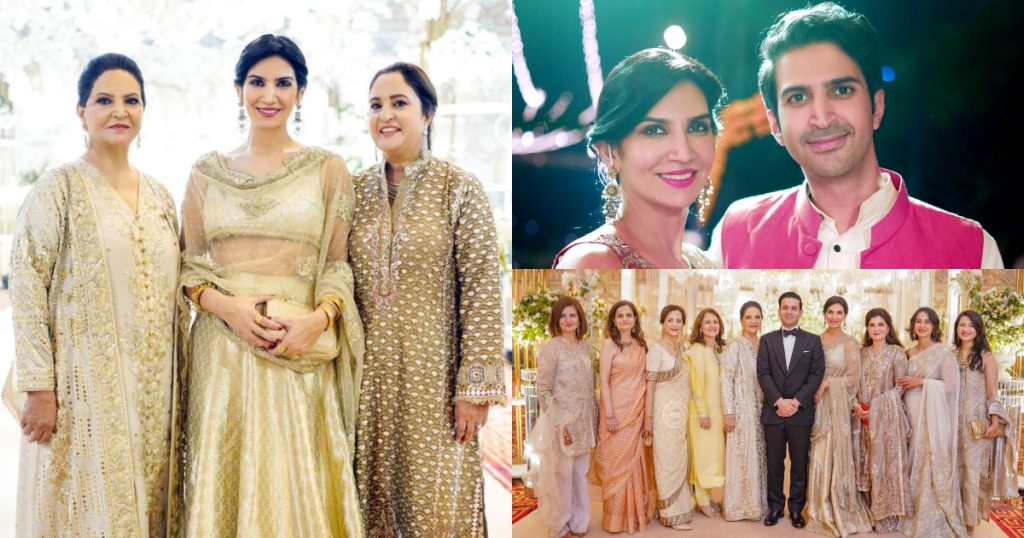 Tahira Syed With Her Children At A Family Wedding