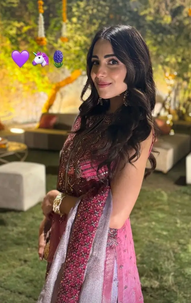 Ushna Shah Pictures from Family Wedding