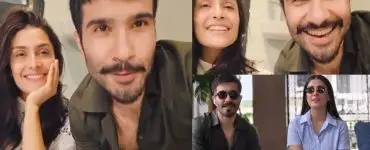 Ayeza Khan and Feroze Khan's Cute Video from Humraz Set