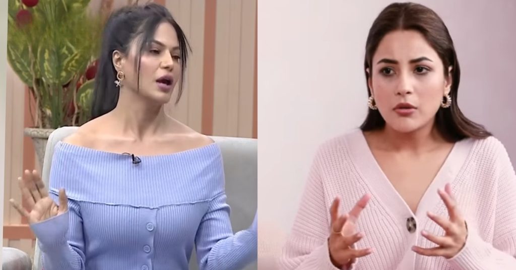 Fans Think Veena Malik Copies Shehnaz Gill