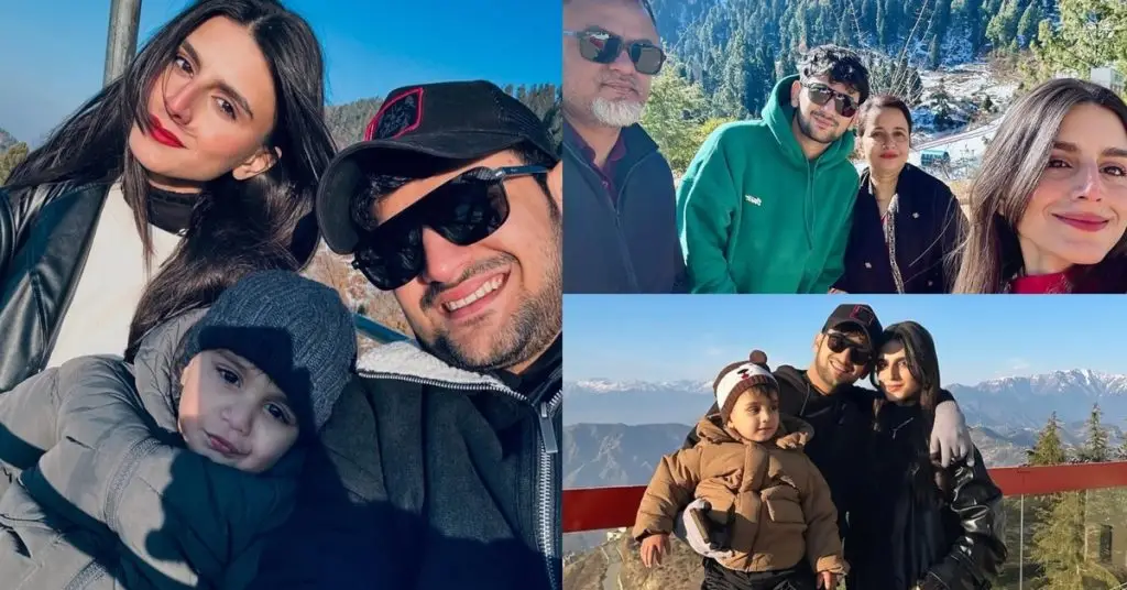 Maaz Safder & Saba Maaz Adorable Family Clicks from Swat