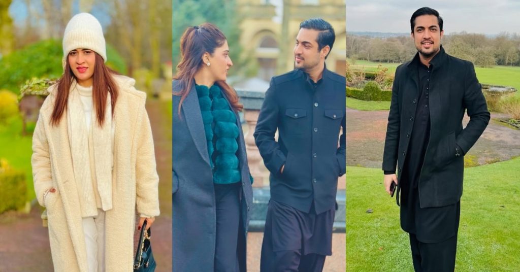 Iqrar Ul Hassan & Aroosa Iqrar New Pictures from UK