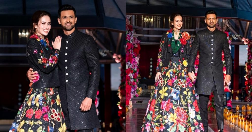 Sana Javed & Shoaib Malik Ramp Walk in Doha, Qatar