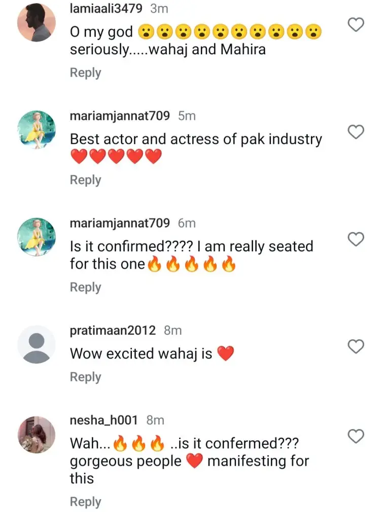 Mahira Khan & Wahaj Ali Upcoming Drama Details