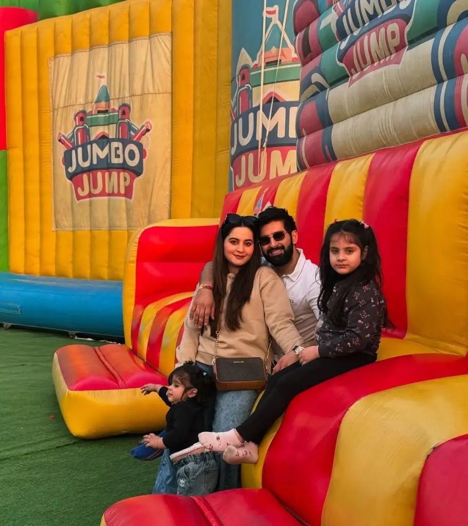 Aiman Khan's Pictures with Her Daughters from Jumbo Jump