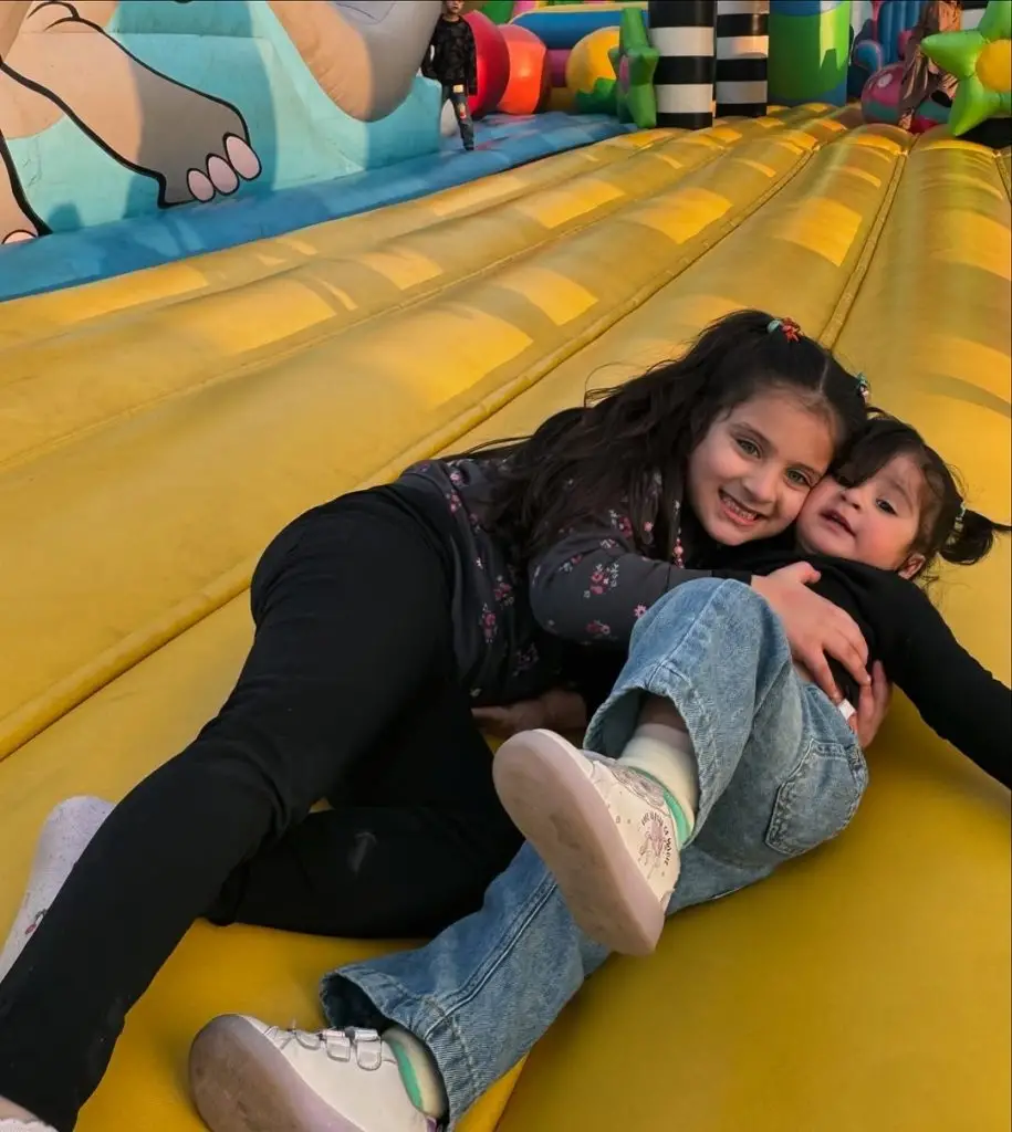 Aiman Khan's Pictures with Her Daughters from Jumbo Jump