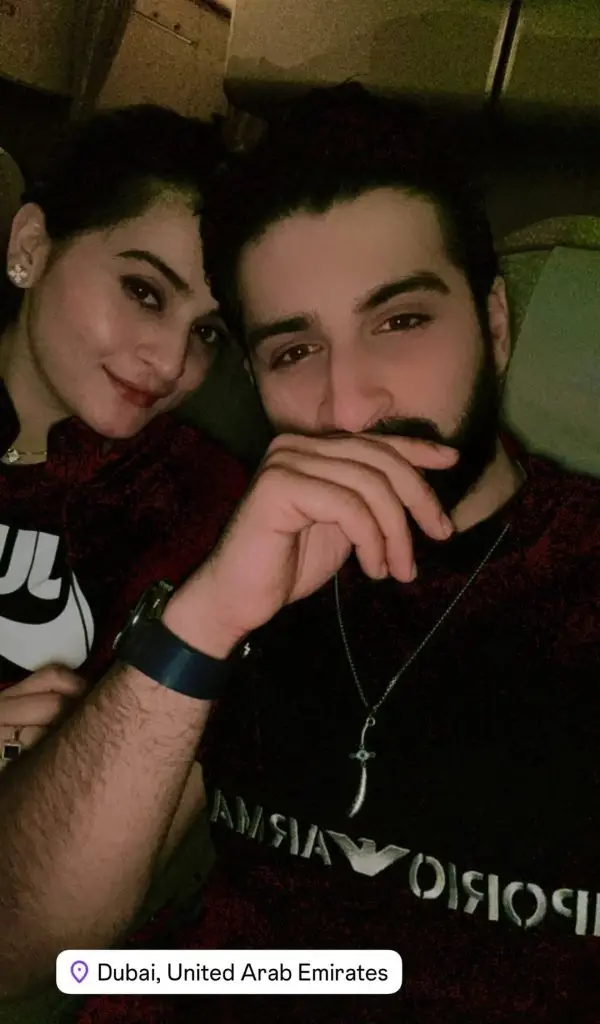 Aiman Khan & Muneeb Butt Share New Adorable Photos from Dubai