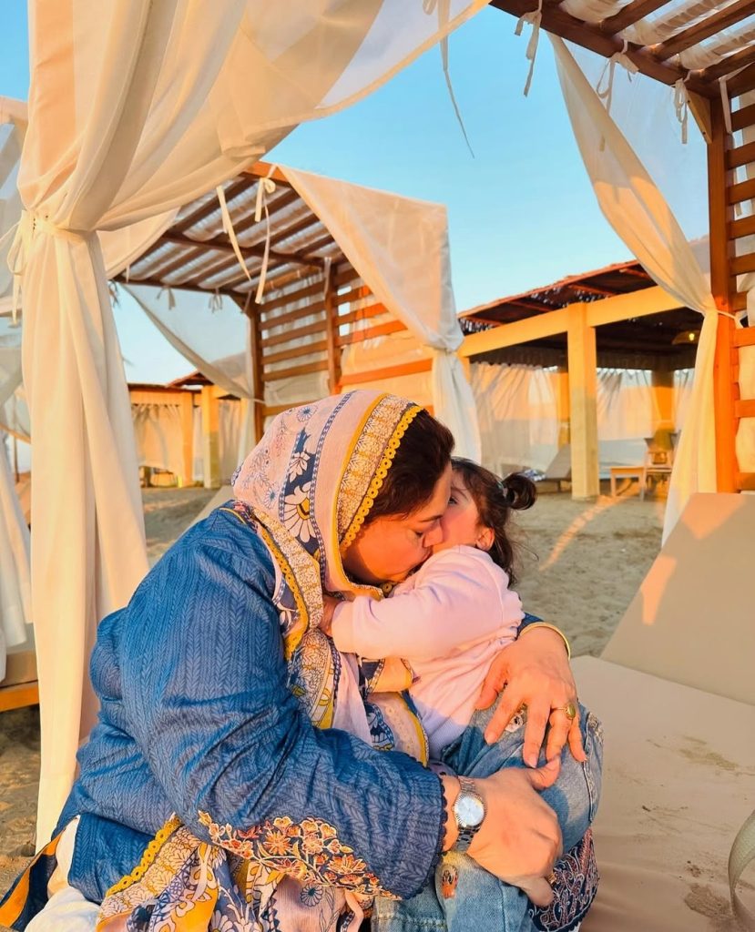 Aiman and Minal Family Pictures from Beach Resort