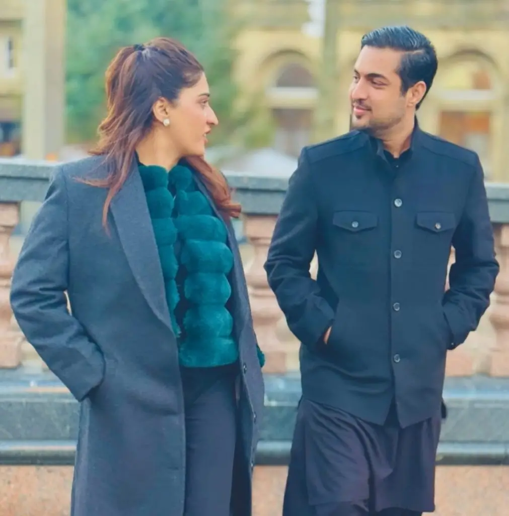 Iqrar Ul Hassan & Aroosa Iqrar New Pictures from UK