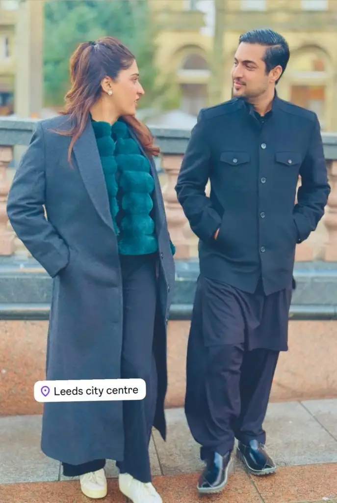 Iqrar Ul Hassan & Aroosa Iqrar New Pictures from UK