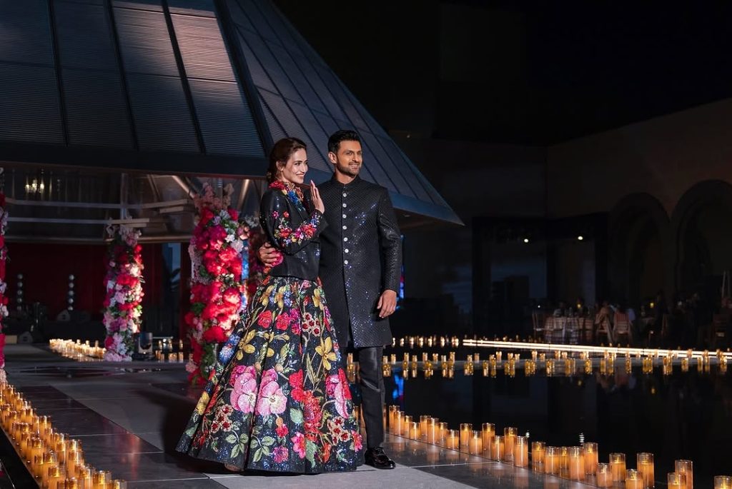 Sana Javed & Shoaib Malik Ramp Walk in Doha, Qatar