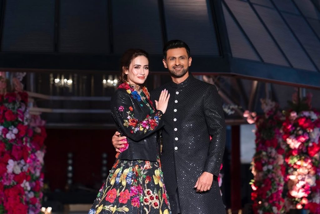 Sana Javed & Shoaib Malik Ramp Walk in Doha, Qatar