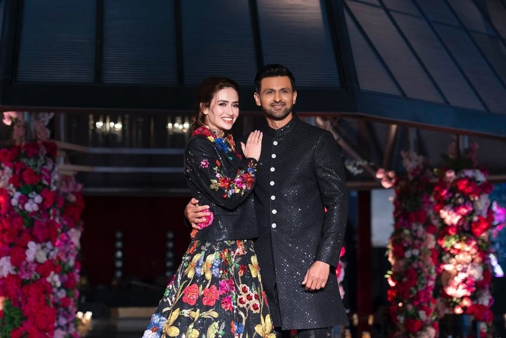 Sana Javed & Shoaib Malik Ramp Walk in Doha, Qatar