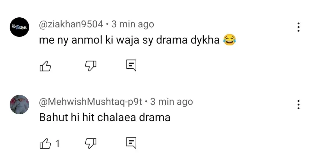 Public reaction to the last episode of the drama serial Toba