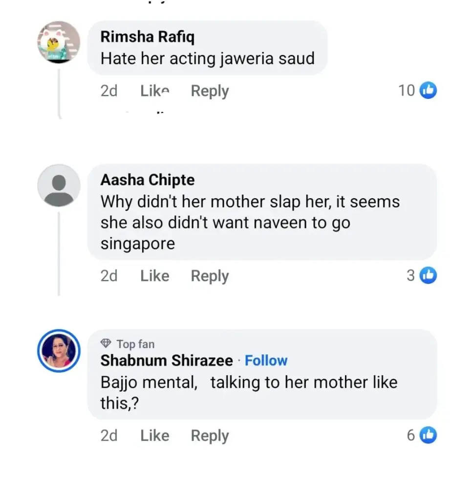 Javeria Saud's Character Bajjo Heavily Criticized