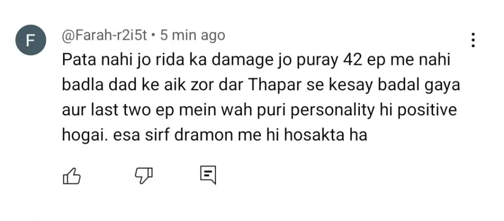 Woh Ziddi Si Last Episode Public Reaction