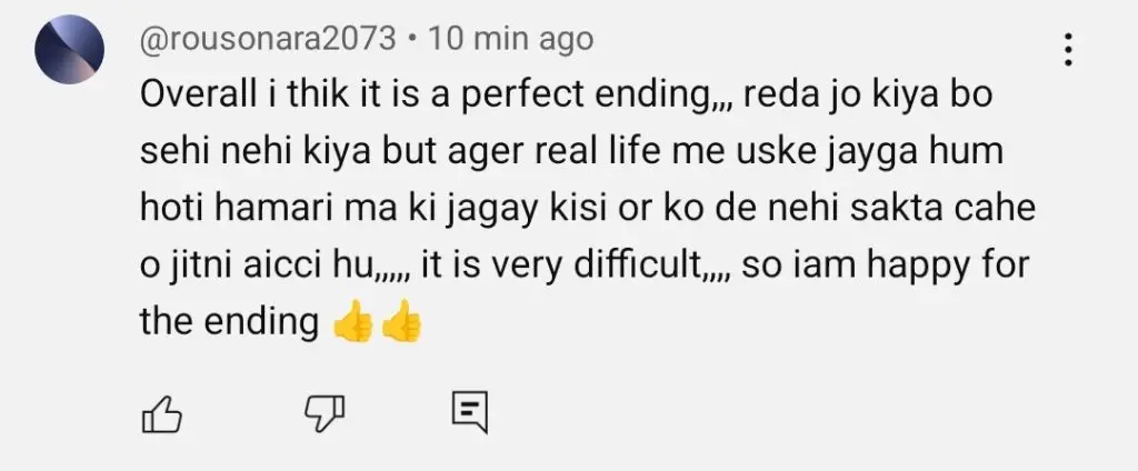 Woh Ziddi Si Last Episode Public Reaction