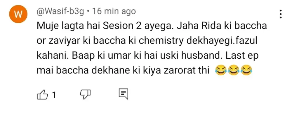 Woh Ziddi Si Last Episode Public Reaction