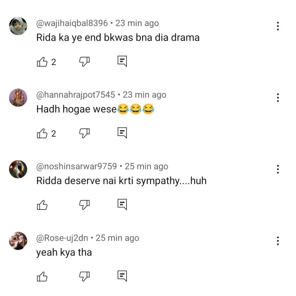 Woh Ziddi Si Last Episode Public Reaction